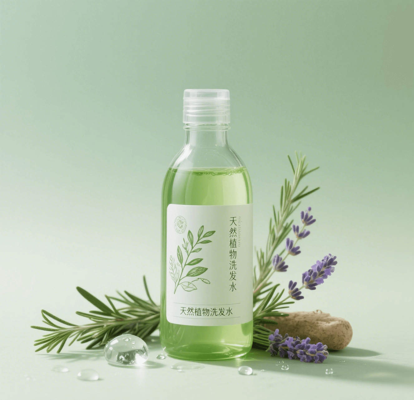 天然植物洗发水
